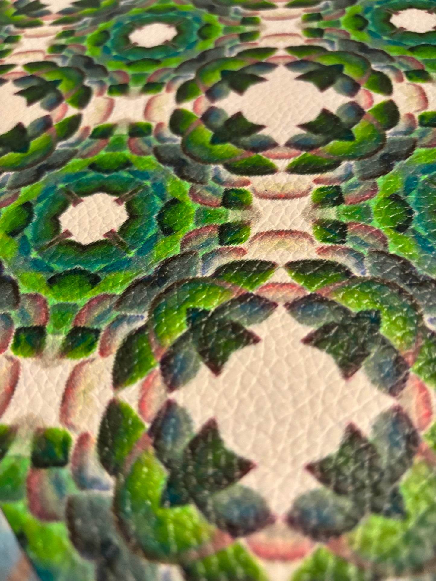 Leatherette Mandala Pattern no. 76