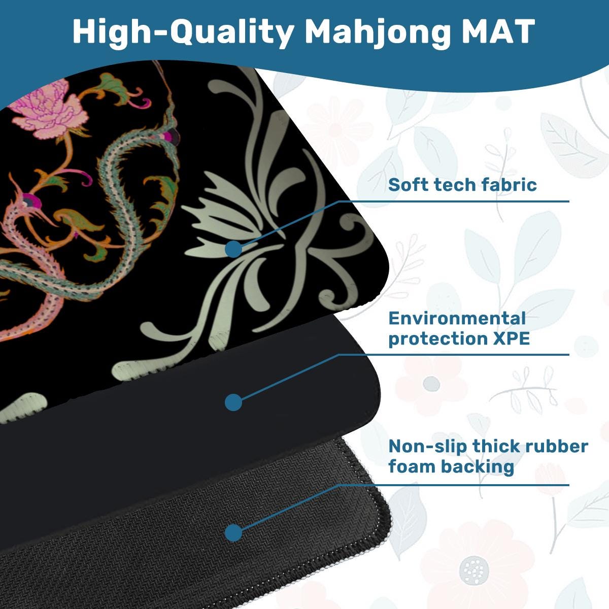 Rooster Sphere Mahjong Mat
