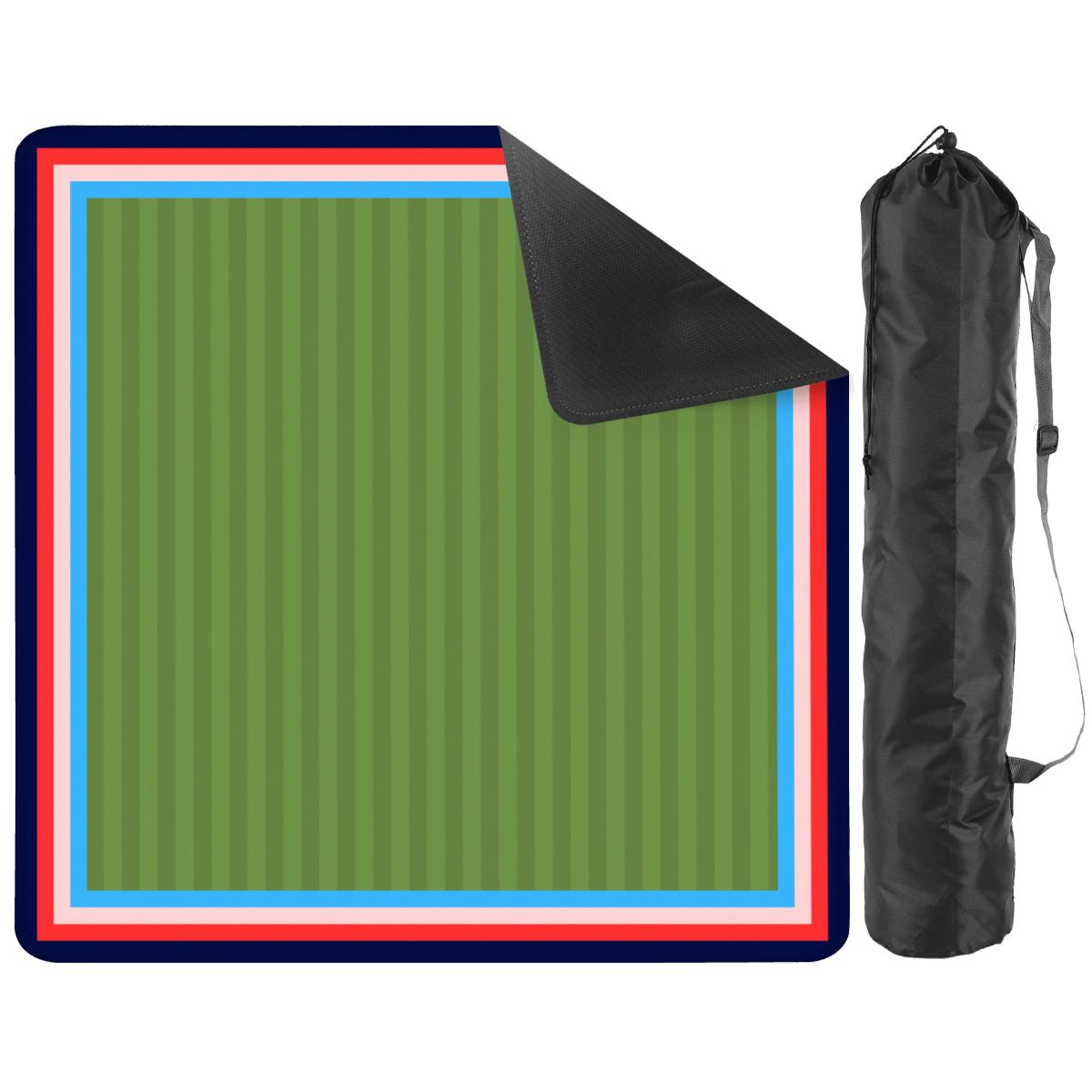 Mountain Green Mahjong Mat: Mahj Game Tabletop (31.5-inch)