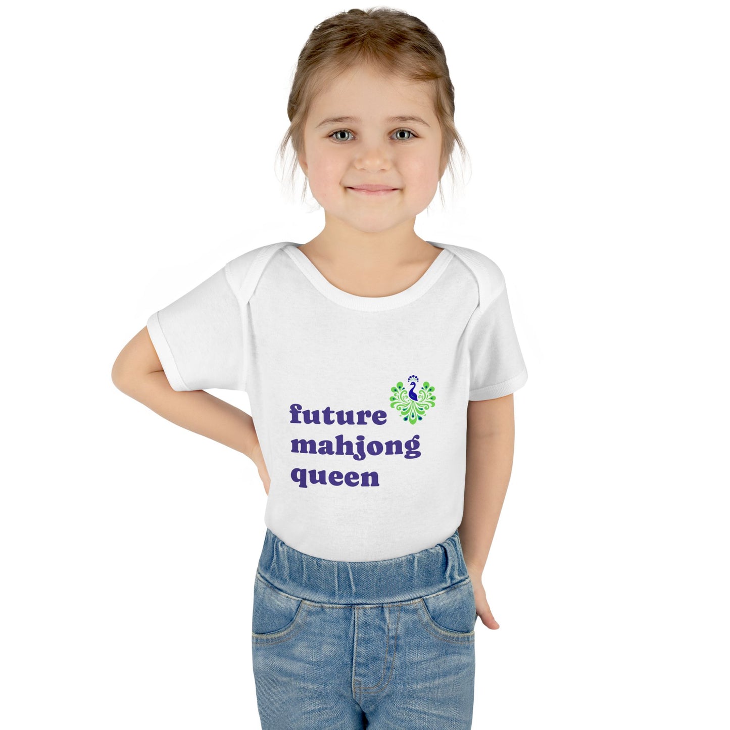 Future Mahjong Queen Infant Bodysuit | Baby Onesie