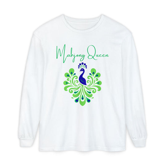 Mahjong Queen Long-Sleeve, Gift for Mahjong Lovers