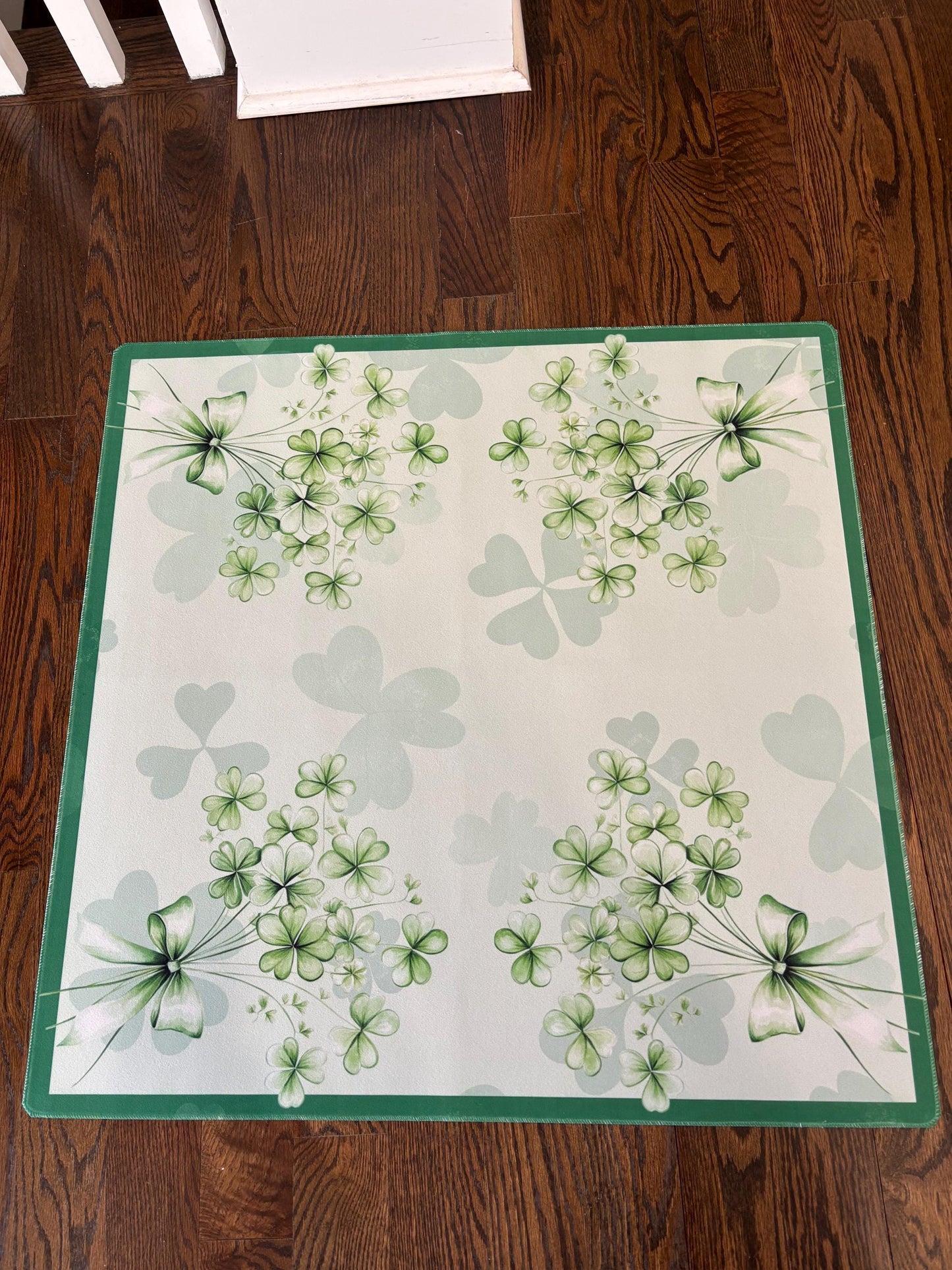 St. Patrick's Day Mahjong Mat: Mahj Game Tabletop (31.5-inch)