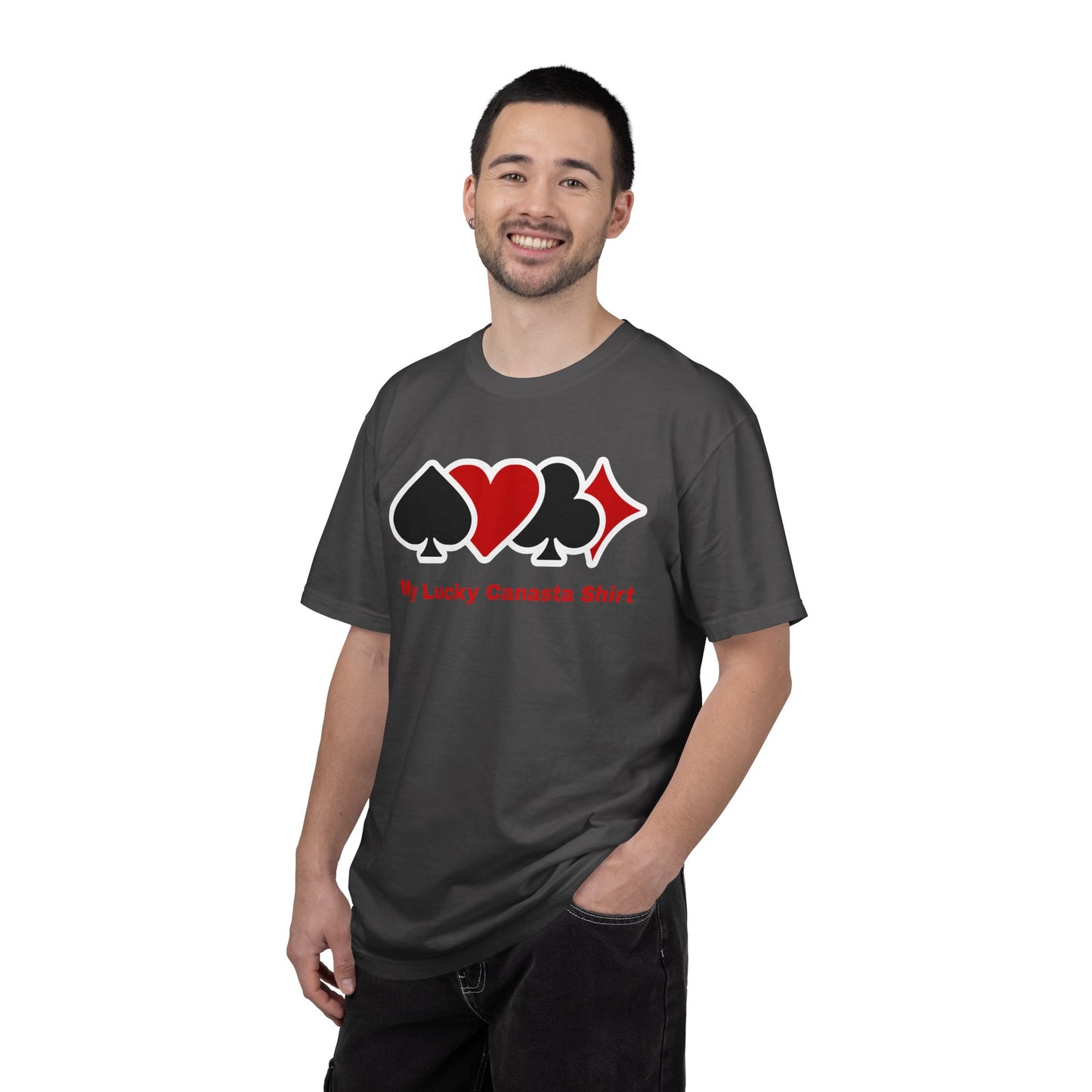 Lucky Canasta T-Shirt, Unisex Card Game Tee, Fun Game Night Apparel, Casual Luck Shirt, Gift for Card Players