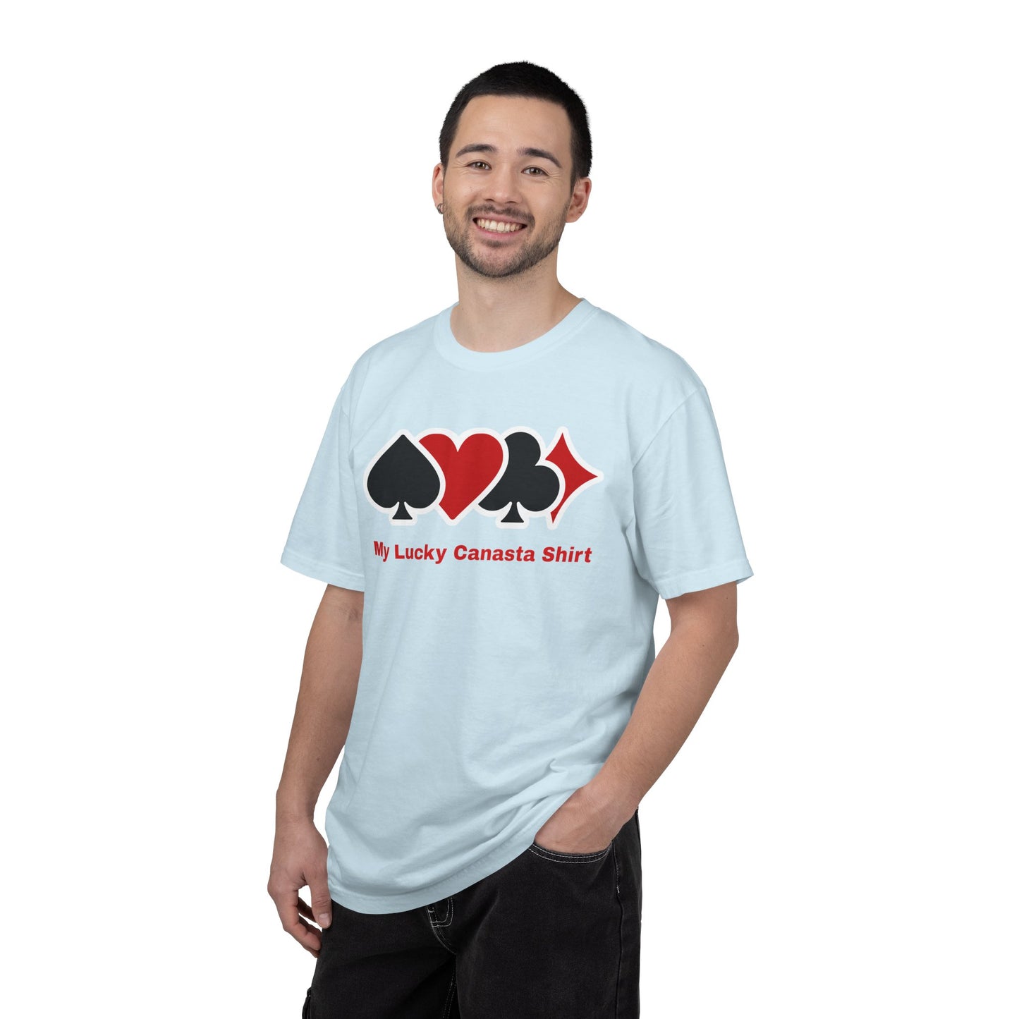 Lucky Canasta T-Shirt, Unisex Card Game Tee, Fun Game Night Apparel, Casual Luck Shirt, Gift for Card Players