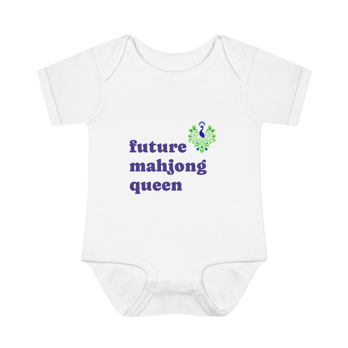 Future Mahjong Queen Infant Bodysuit | Baby Onesie