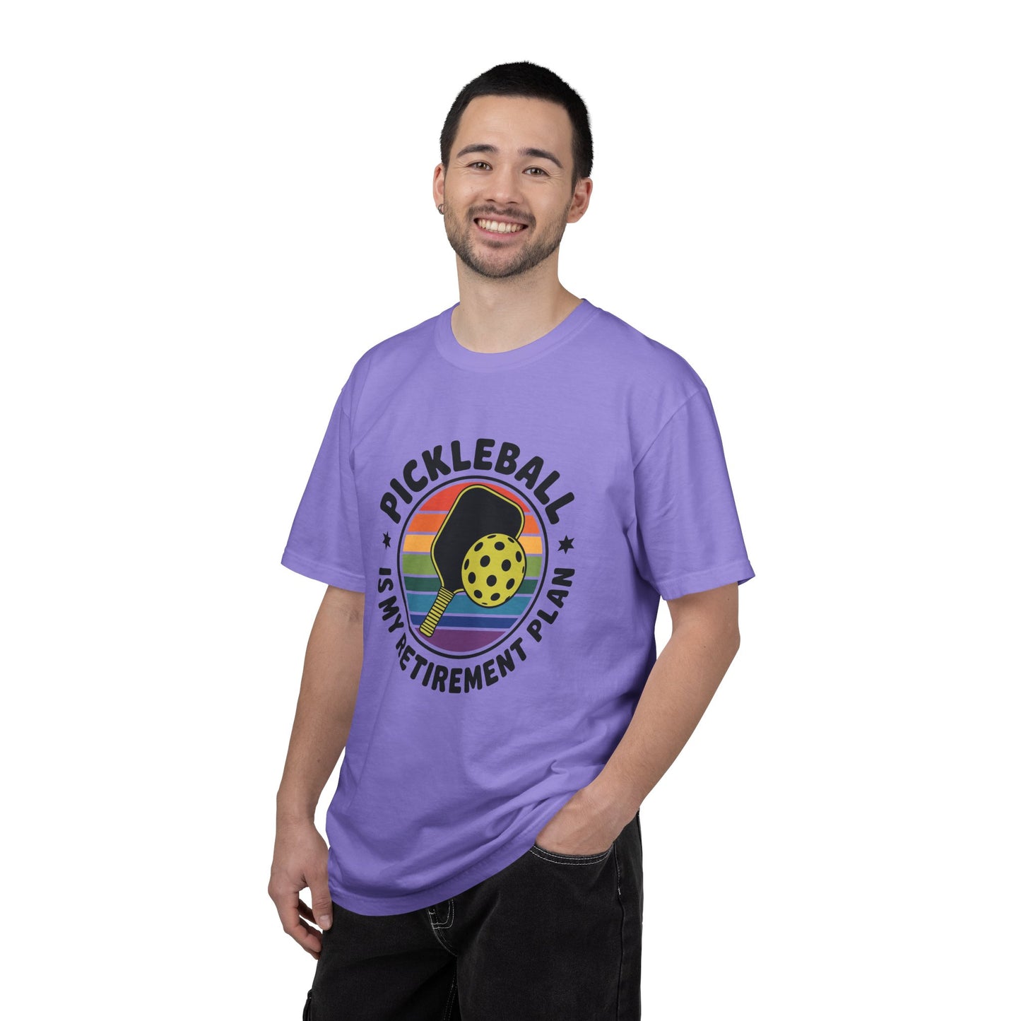 Pickleball Retirement Plan T-Shirt | Garment-Dyed Unisex Tee, Summer Vibe, Sportswear Gift, Funny Pickleball Shirt, Retirement Gift