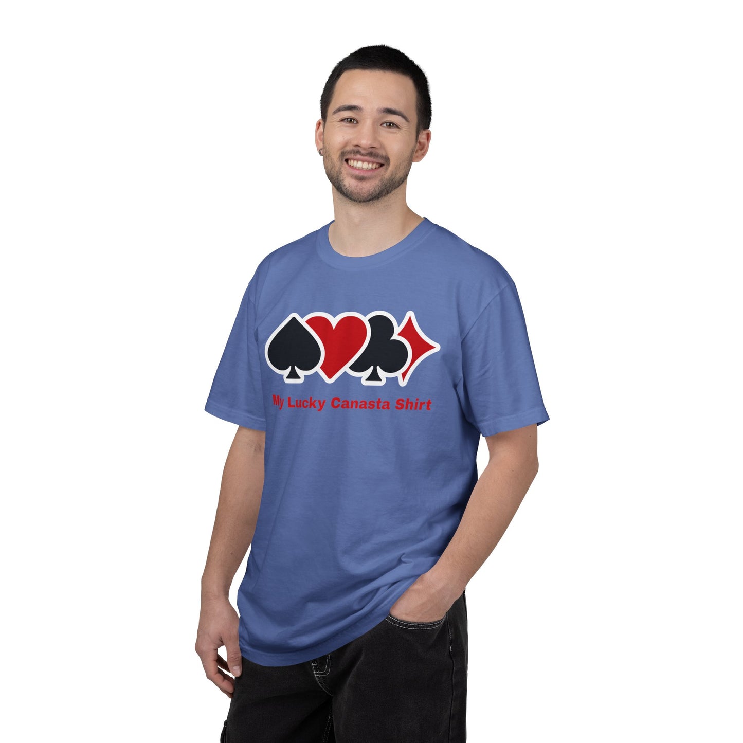 Lucky Canasta T-Shirt, Unisex Card Game Tee, Fun Game Night Apparel, Casual Luck Shirt, Gift for Card Players