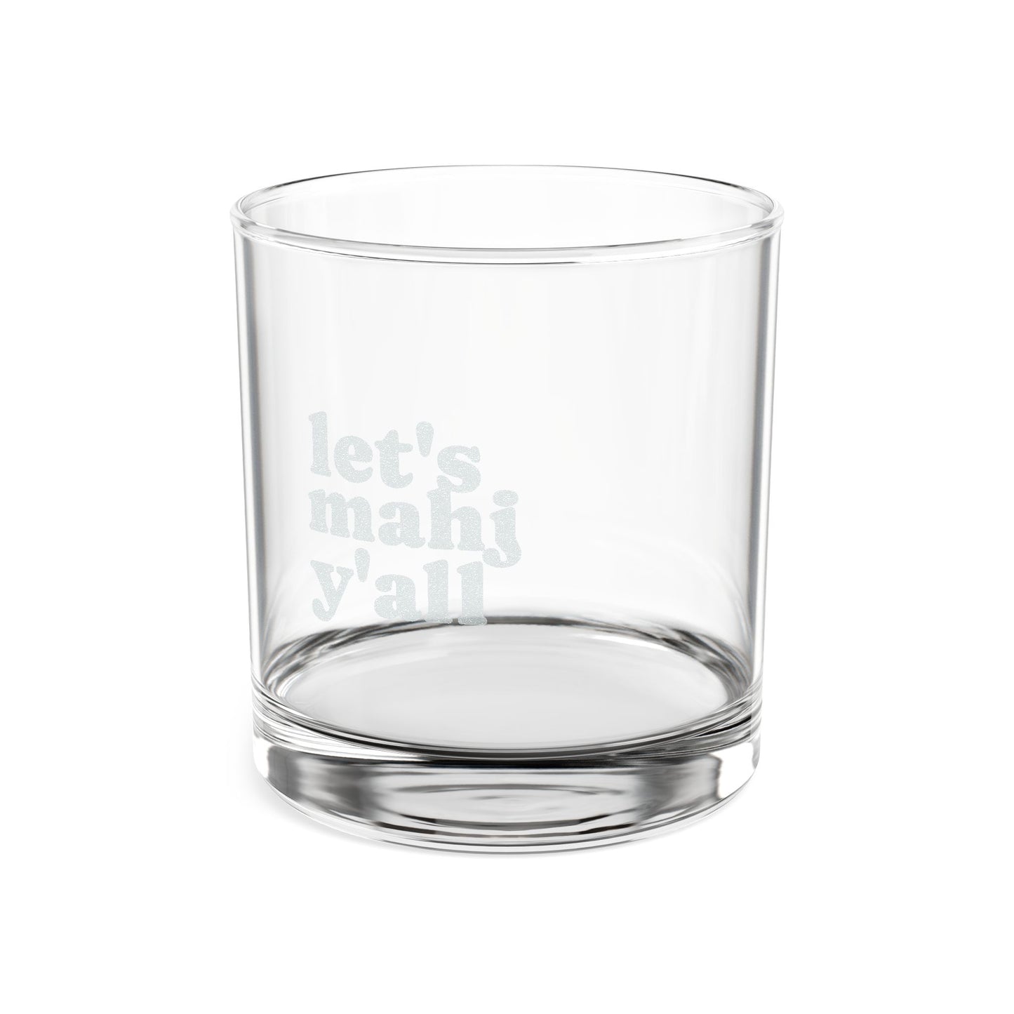 Engraved Whiskey Glass | Mahjong Glass
