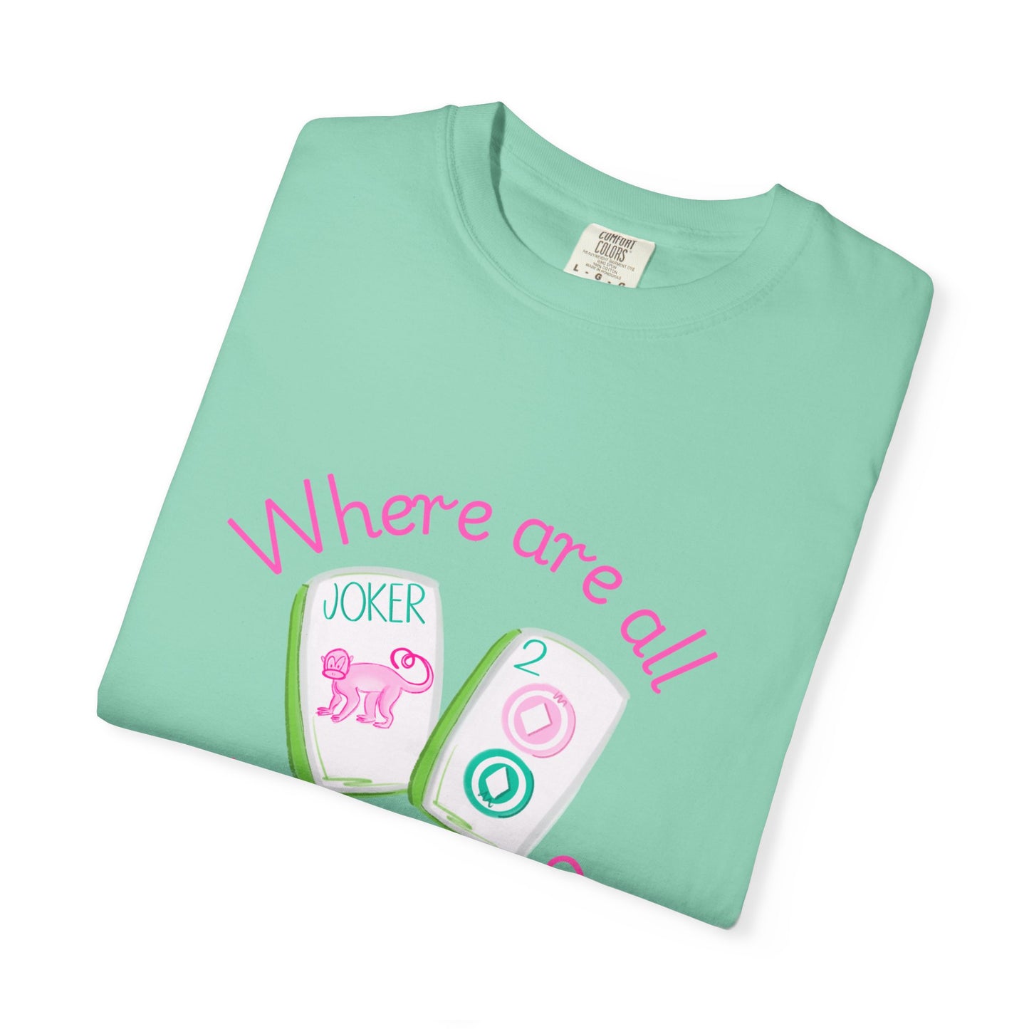 Where are all the Jokers Mahj T-shirt | Mahjong Player Tee, Mahjong Gift Idea