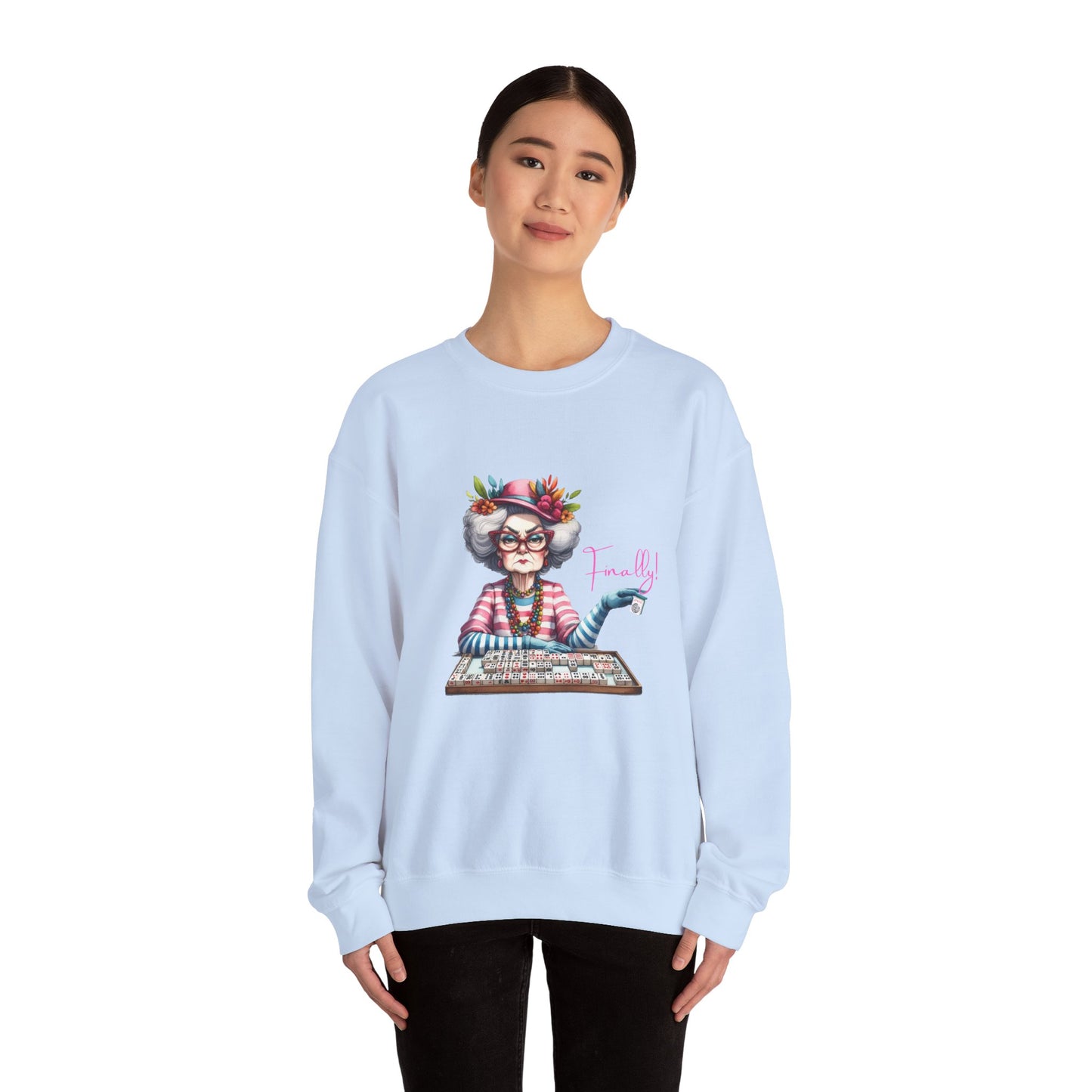Finally Joker Funny Mahjong sweatshirt
