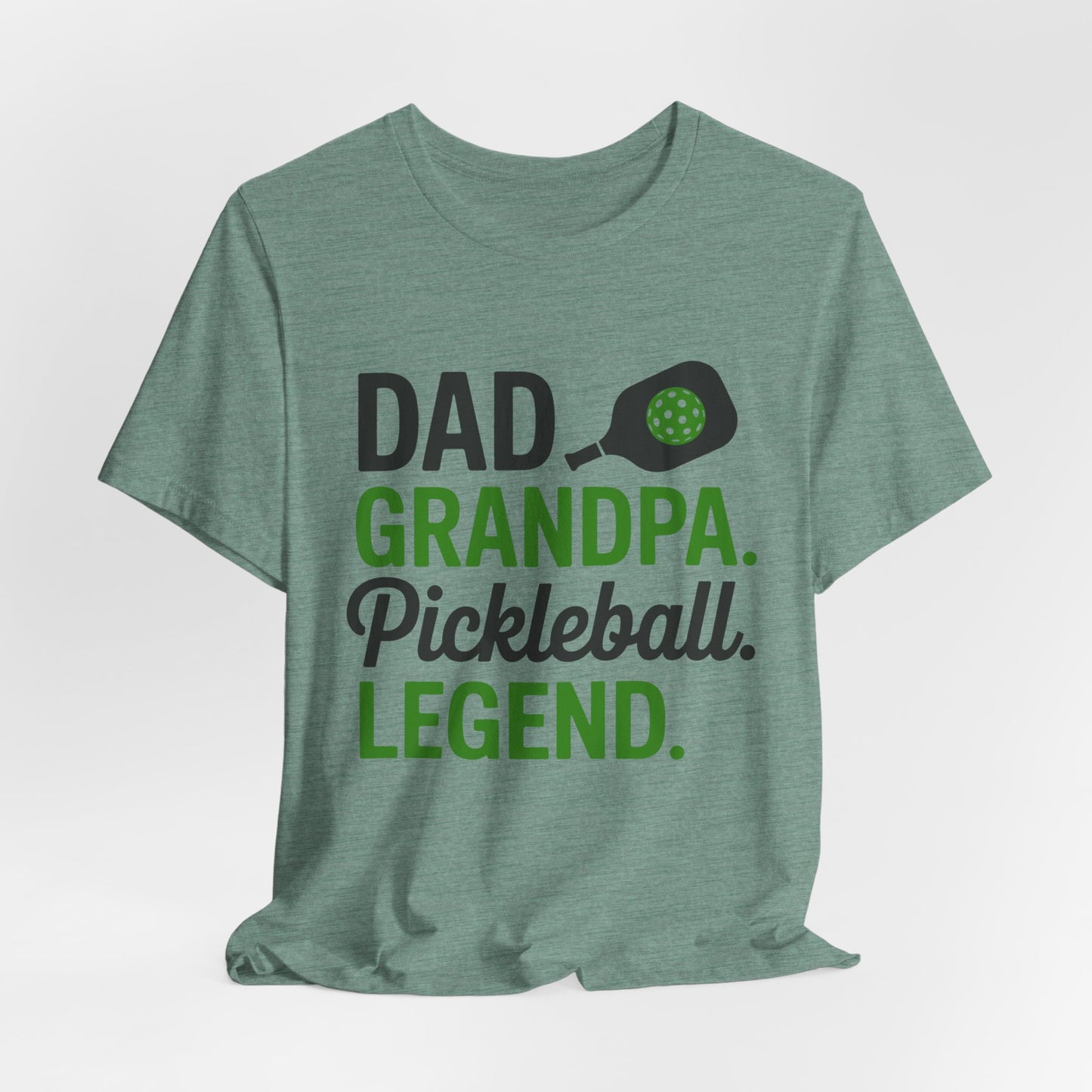 Pickleball Legend Tee: Celebrate Dad & Grandpa, Gift for Sports Lovers, Father's Day, Family Gatherings, Casual Wear