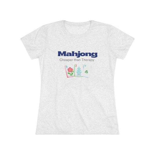 Mahjong Cheaper Than Therapy Tee | Mahjong Tiles Graphic Shirt