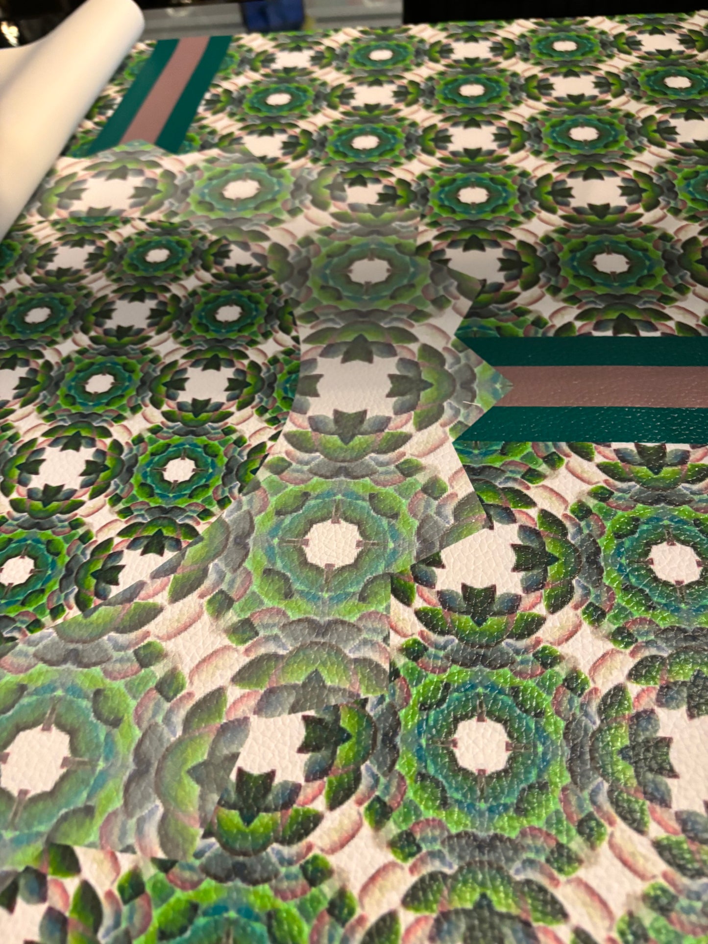 Leatherette Mandala Pattern no. 76