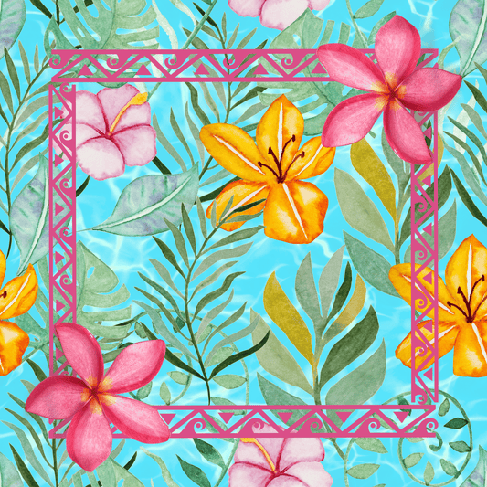 Aloha Neoprene Mahjong Mat