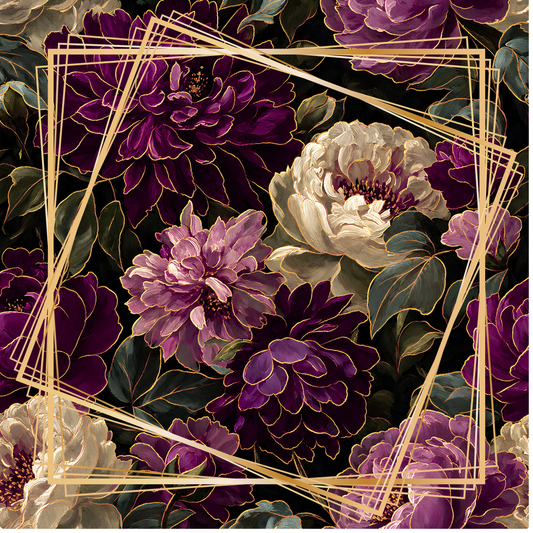 Amethyst Garden Mahjong Mat