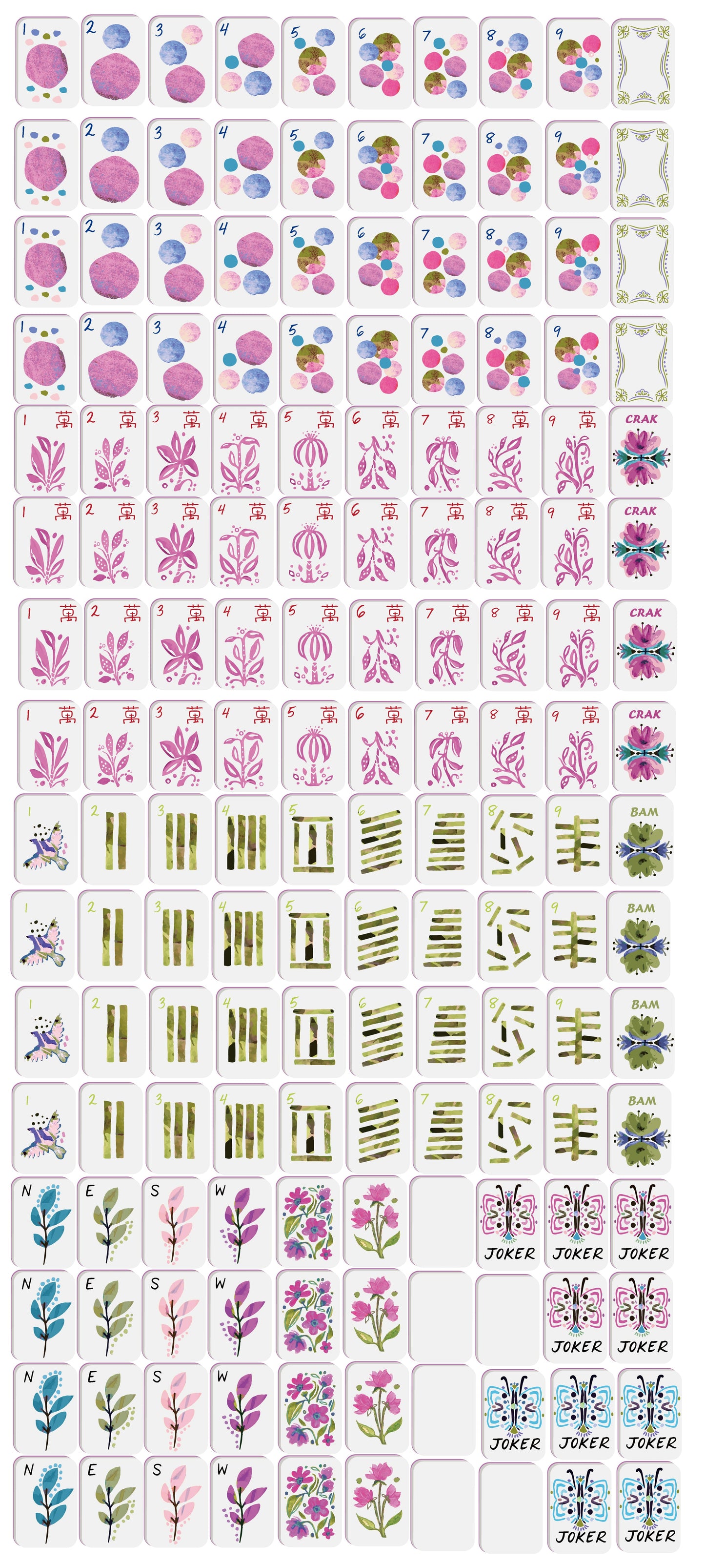 Amina Mahjong Tiles (Preorder)
