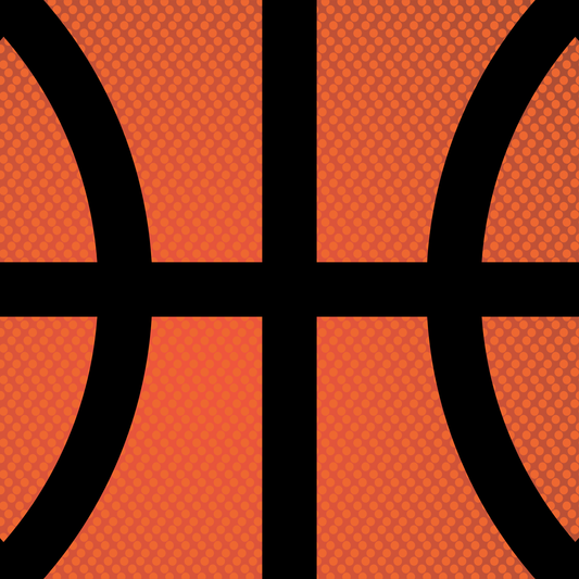 Basketball Neoprene Mahjong Mat- Option to Customize