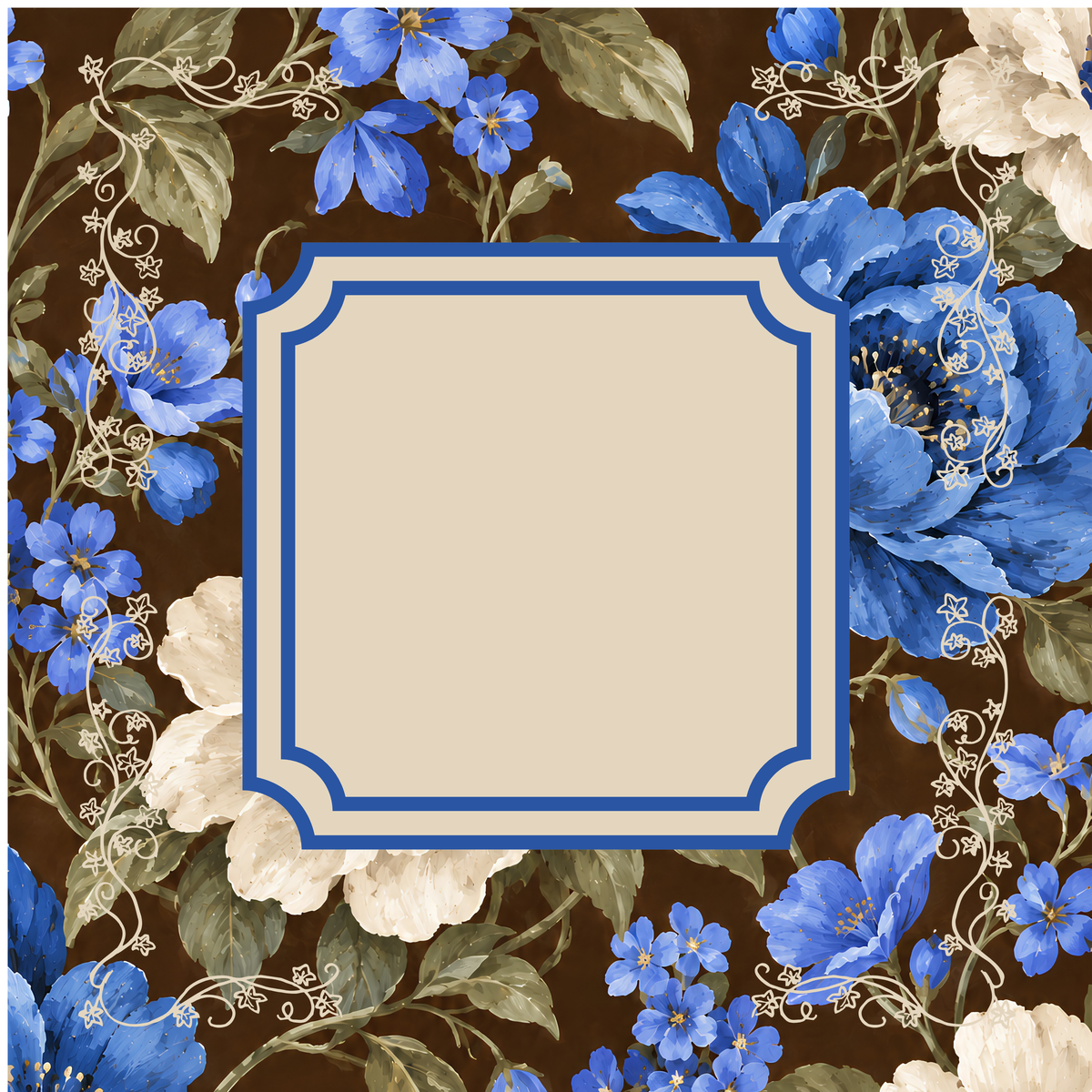 Blue Me Away Mahjong Mat