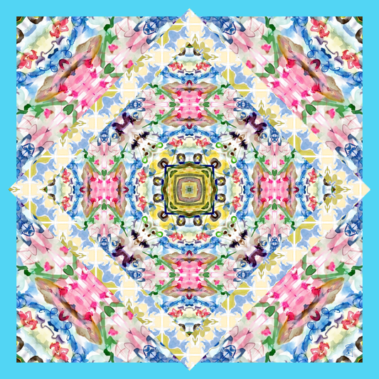 Bohemian Kaleidoscope Artist Collab Neoprene Mahjong Mat
