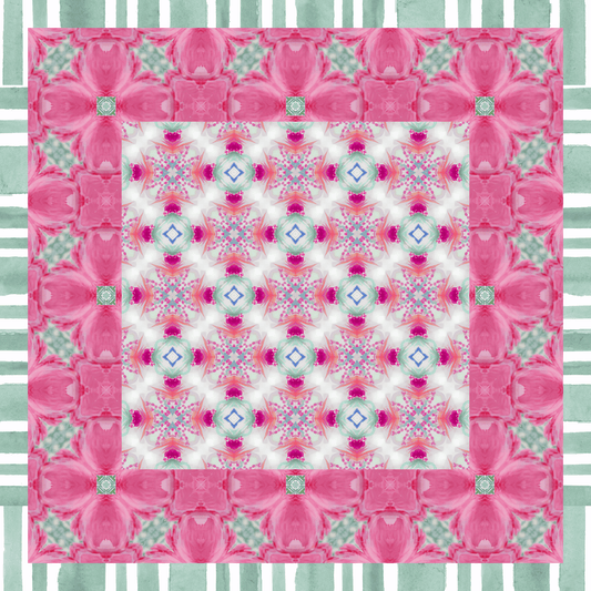 Camelia Kaleidoscope Artist Collab Neoprene Mahjong Mat