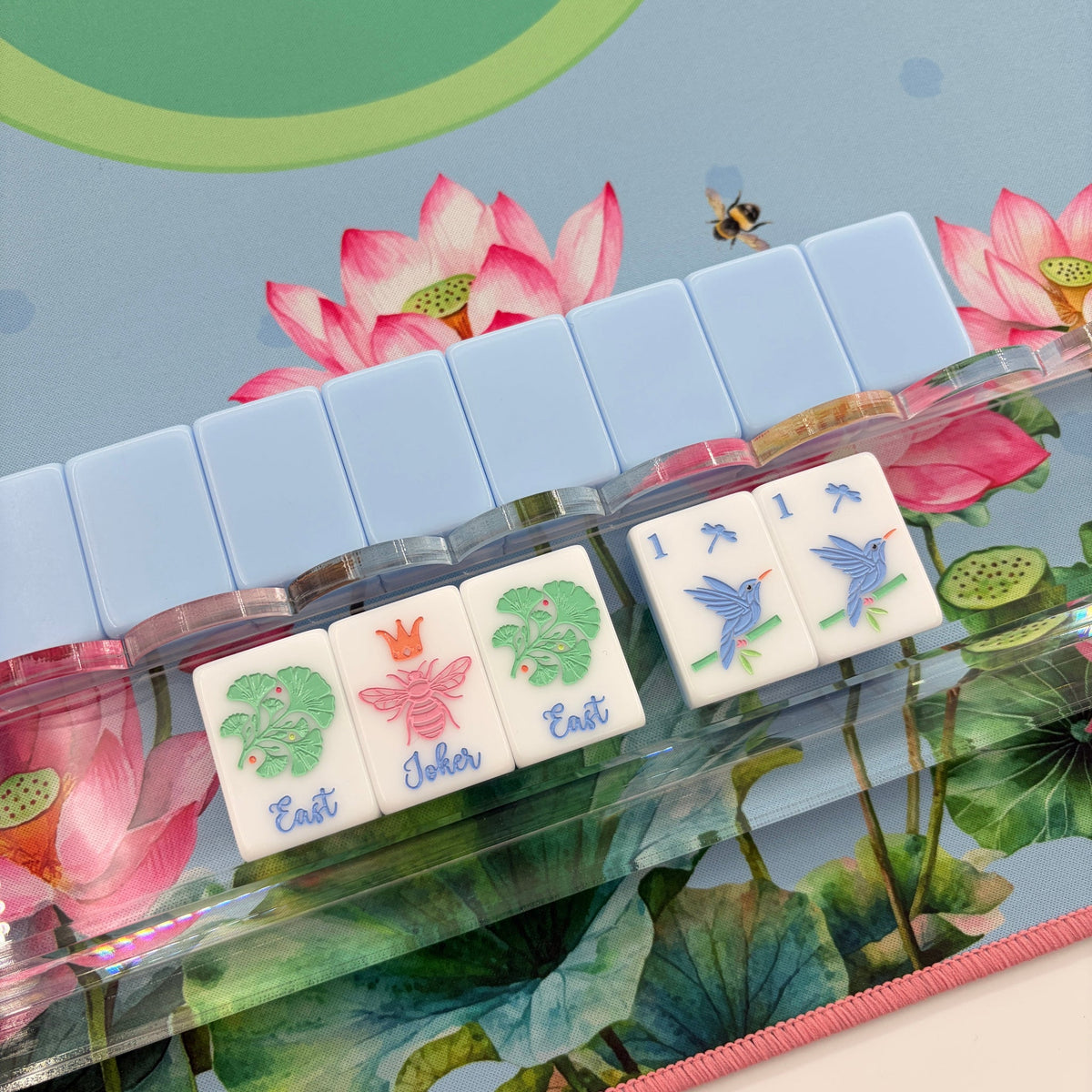 Scallop Acrylic Mahjong Racks