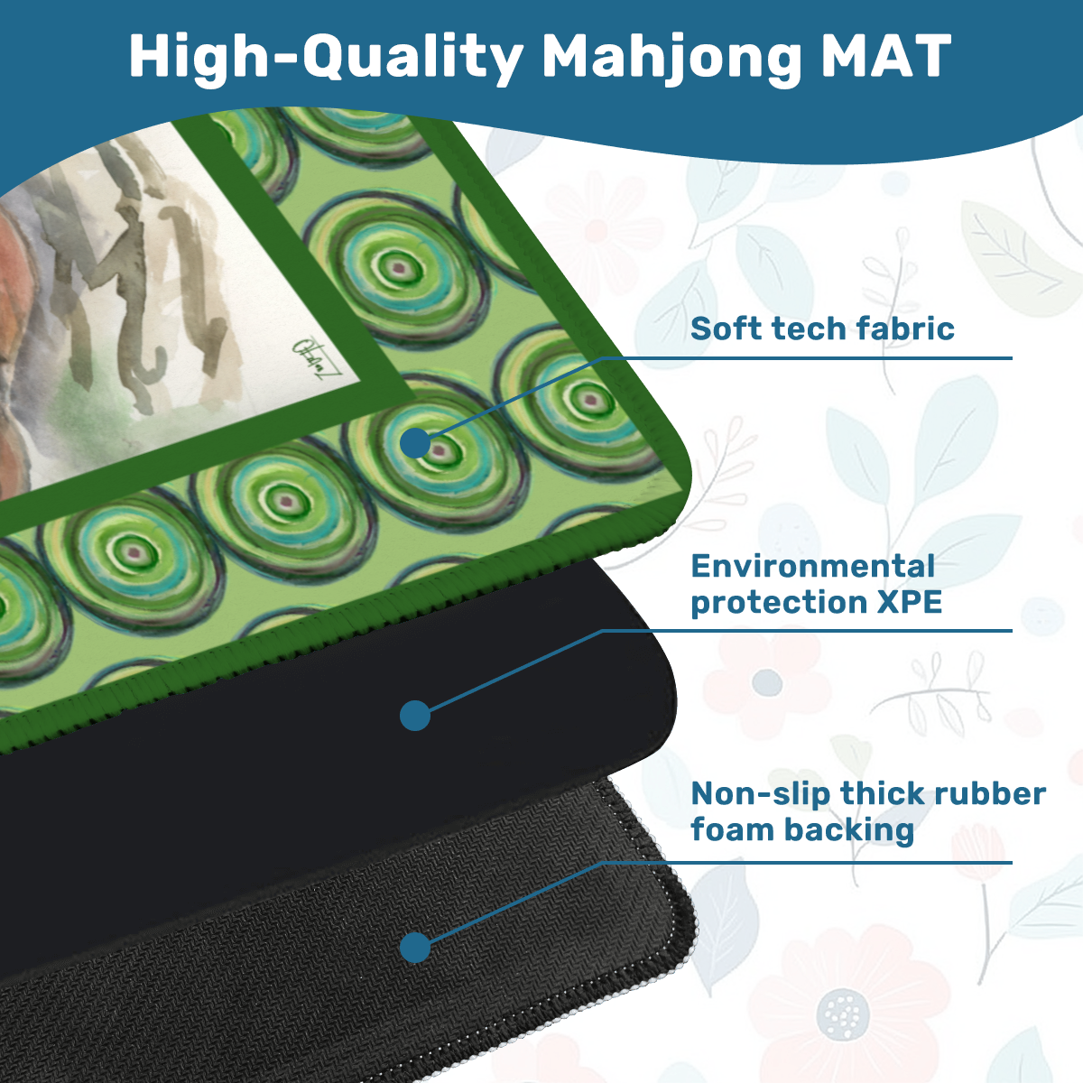 Derby Days Artist Collab 33 inch Mahjong Mat