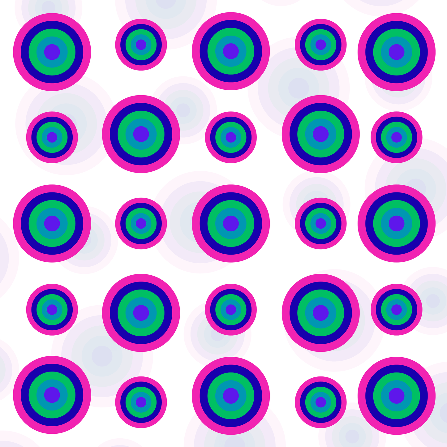 Disco Dots Neoprene Mahjong Mat