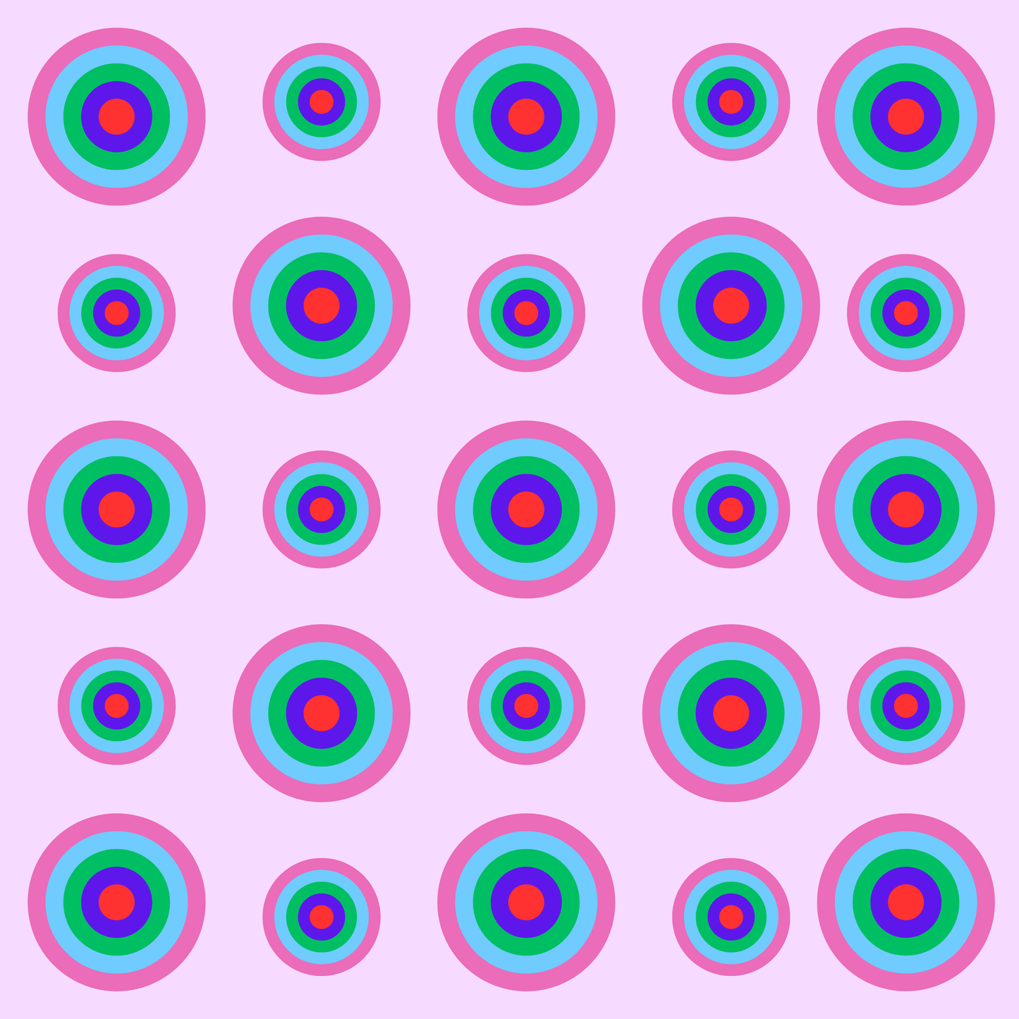 Disco Dots Neoprene Mahjong Mat