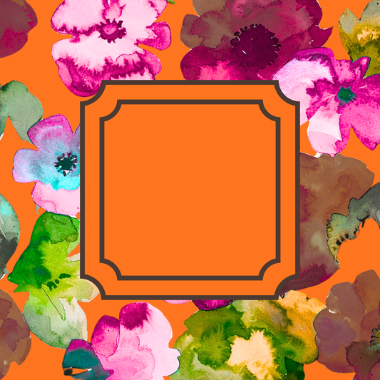Fall Pop Garden Neoprene Mahjong Mat