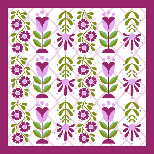 Flower Paper Mahjong Mat: Mahj Game Tabletop
