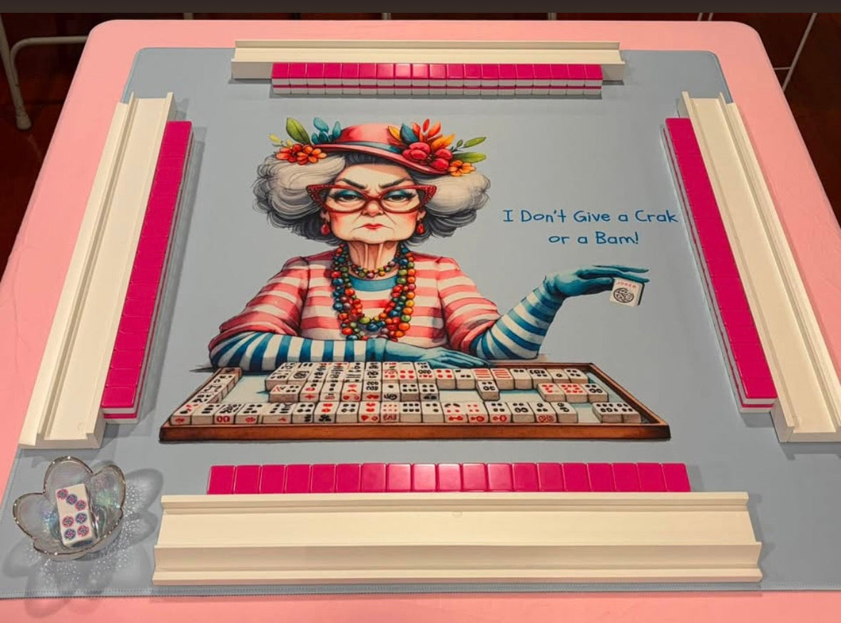 Funny Lady Neoprene Mahjong Mat