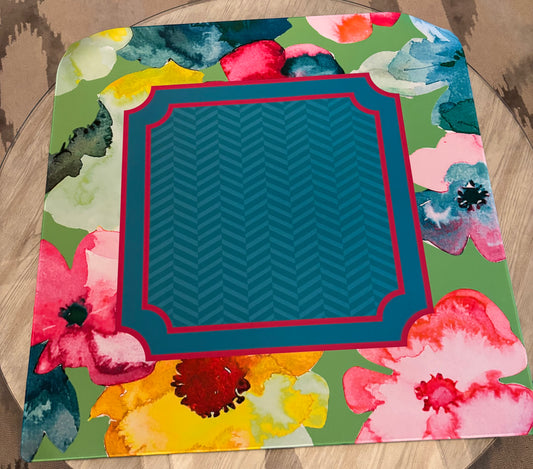 Tropical Pop Neoprene Mahjong Mat