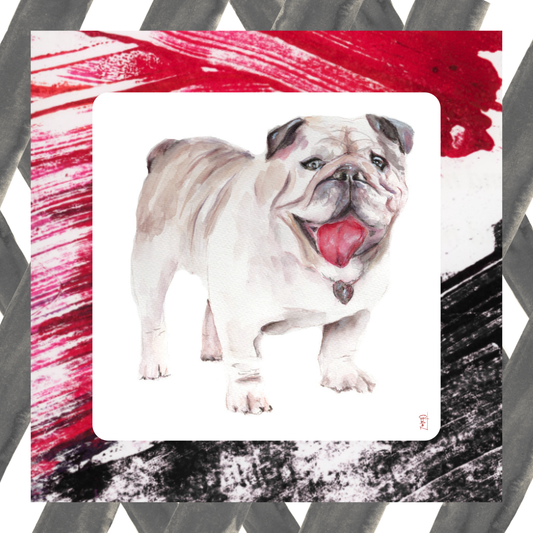 UGA Bulldog Artist Collab Mahjong Mat