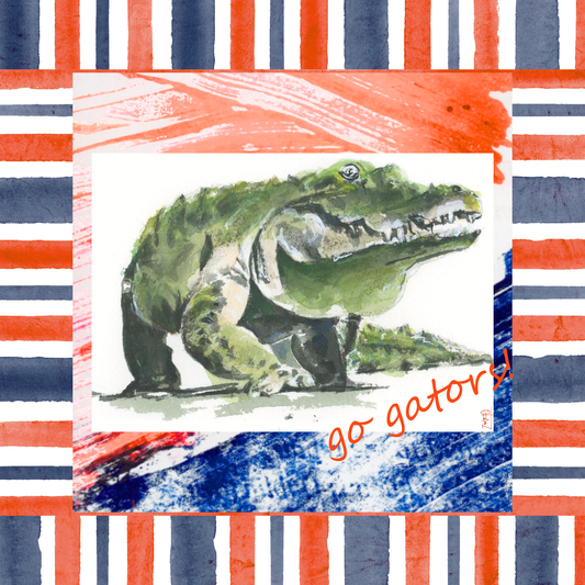 Go Gators! Artist Collab Mahjong Mat
