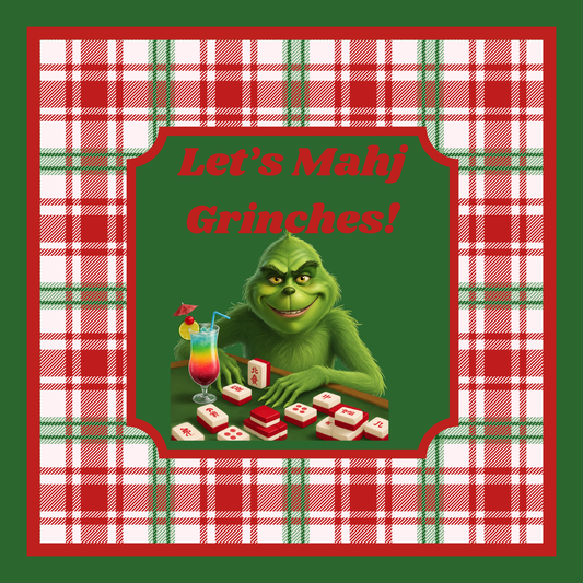 Grinches Mahj Neoprene Mahjong Mat