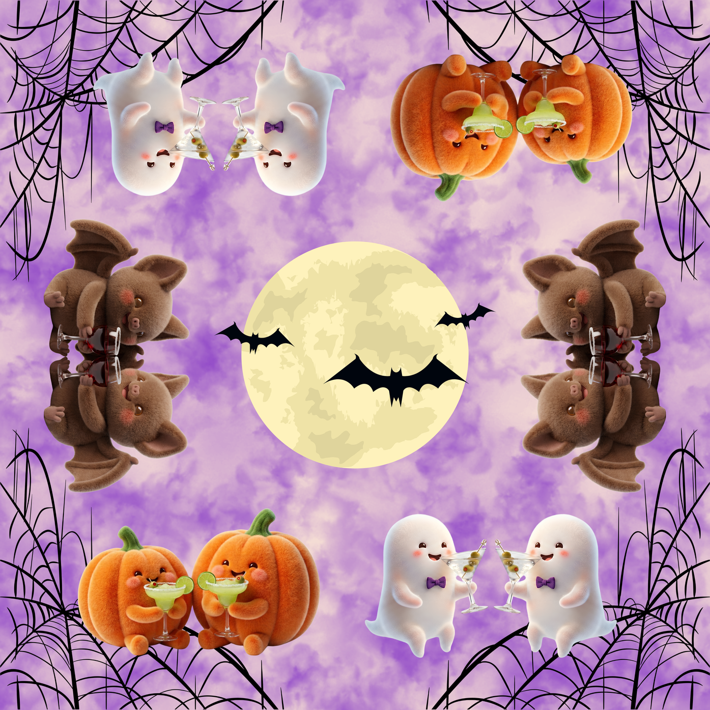 Halloween Neoprene Mahjong Mat