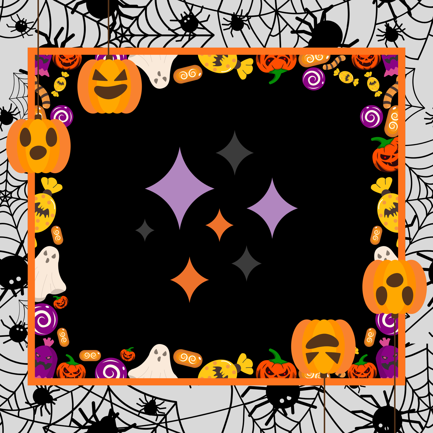 Halloween Pumpkin Neoprene Mahjong Mat