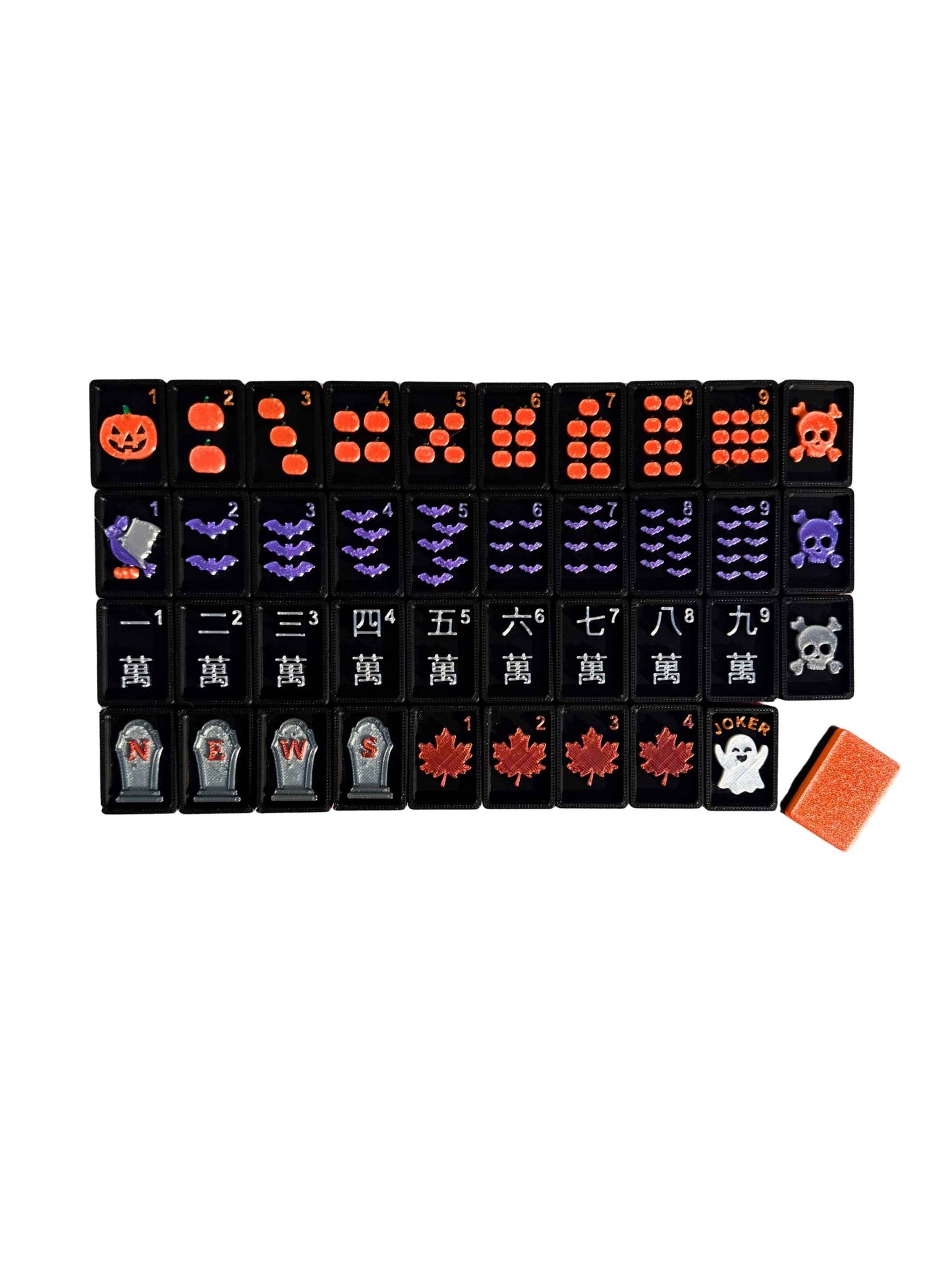 Travel Mahjong Tiles - Halloween