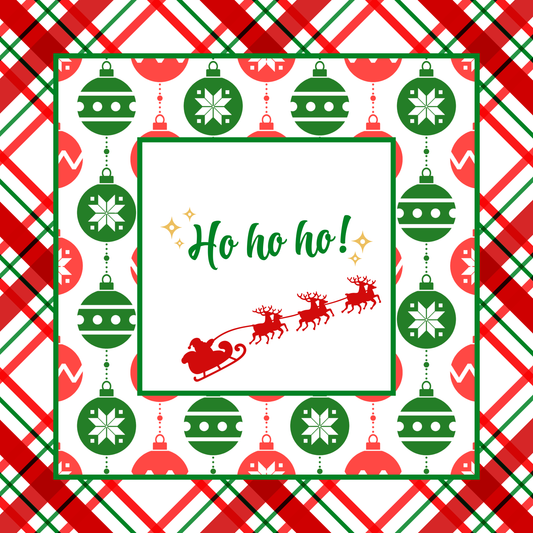 Ho Ho Ho! Christmas Neoprene Mahjong Mat