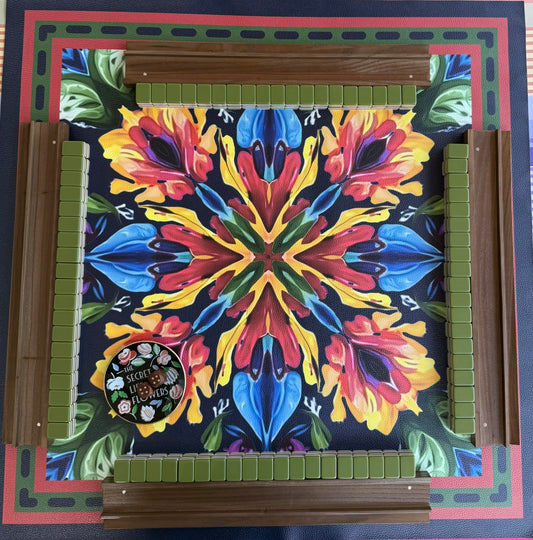 Floral Kaleidoscope Leatherette