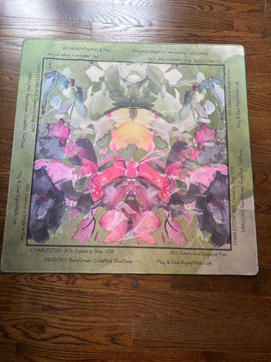Garden Rorschach Artist Collab Mahjong Mat