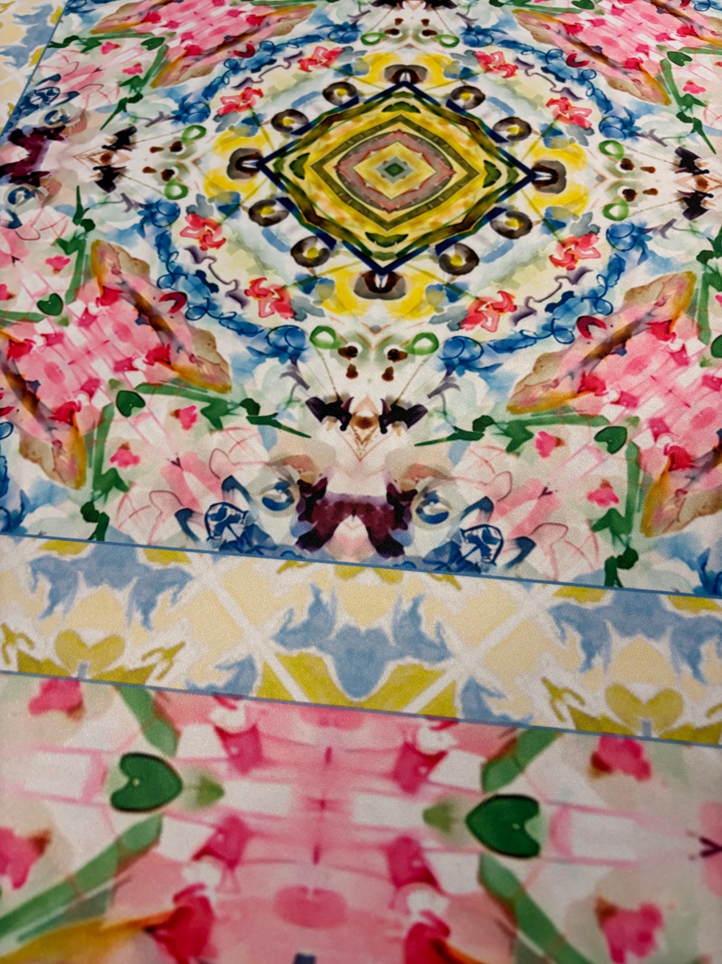 Bohemian Kaleidoscope Artist Collab Neoprene Mahjong Mat