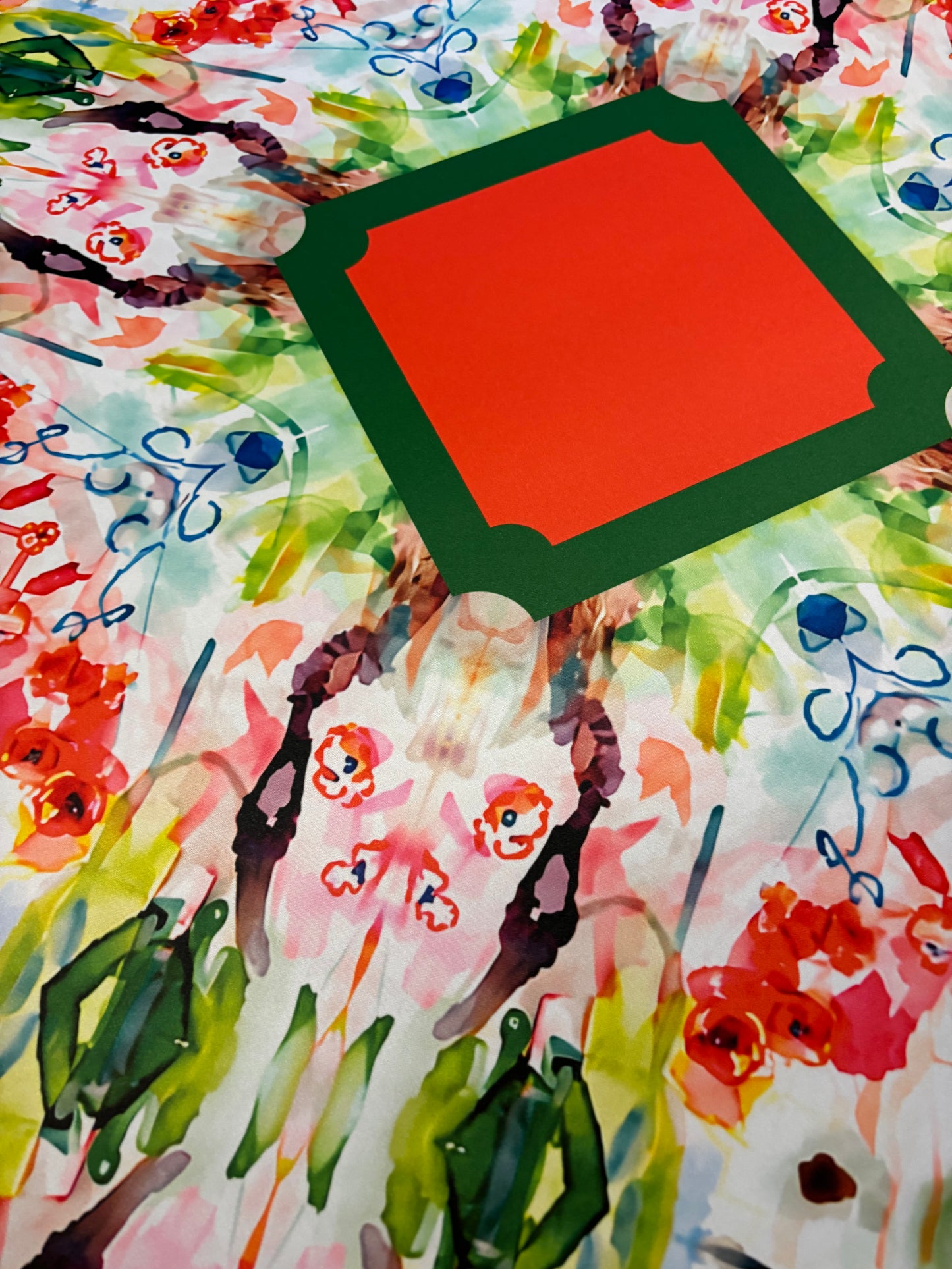 Merry & Bright, Holiday Prism Artist Collab Neoprene Mahjong Mat