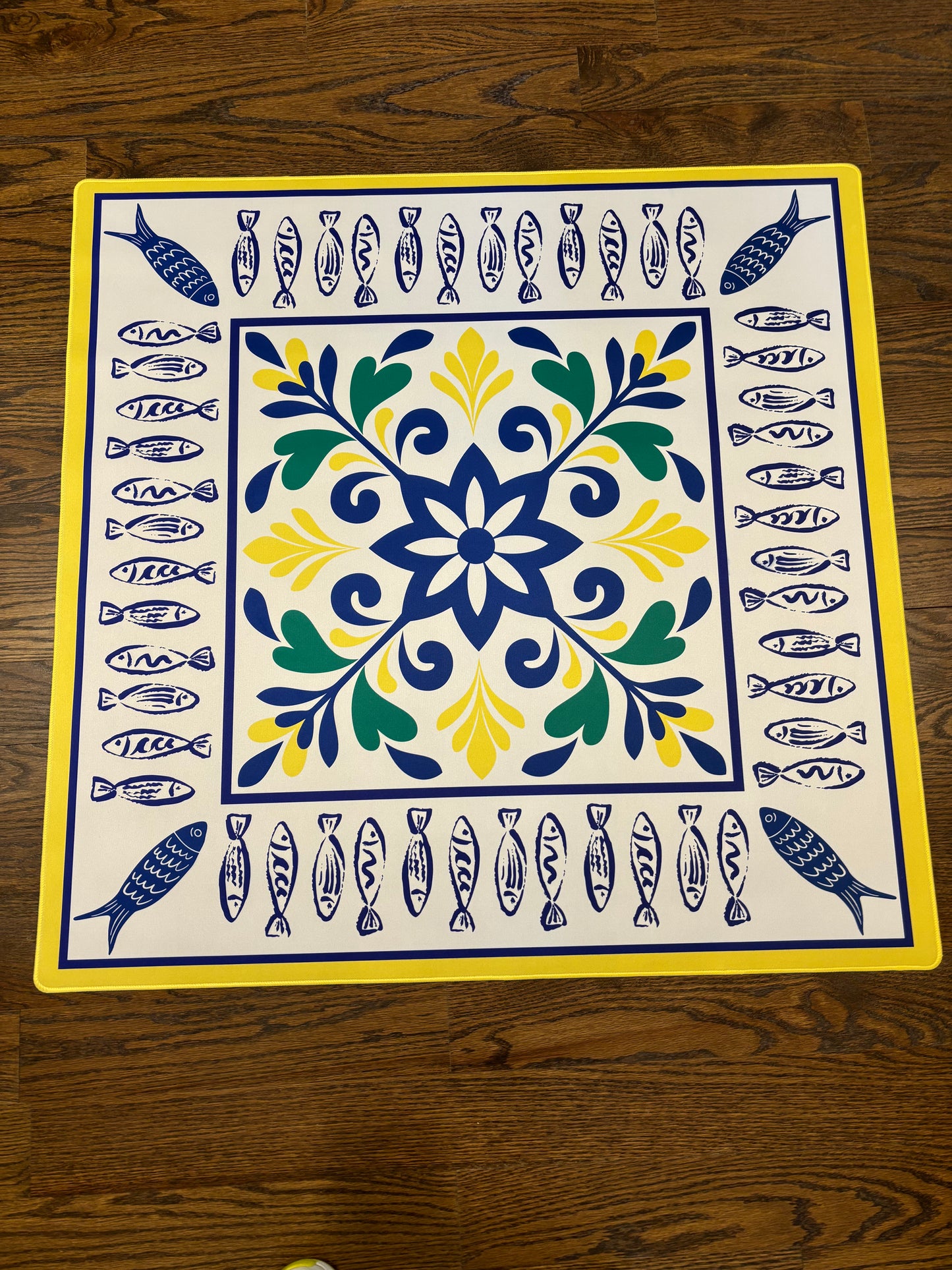 Amalfi Fish Neoprene Mahjong Mat