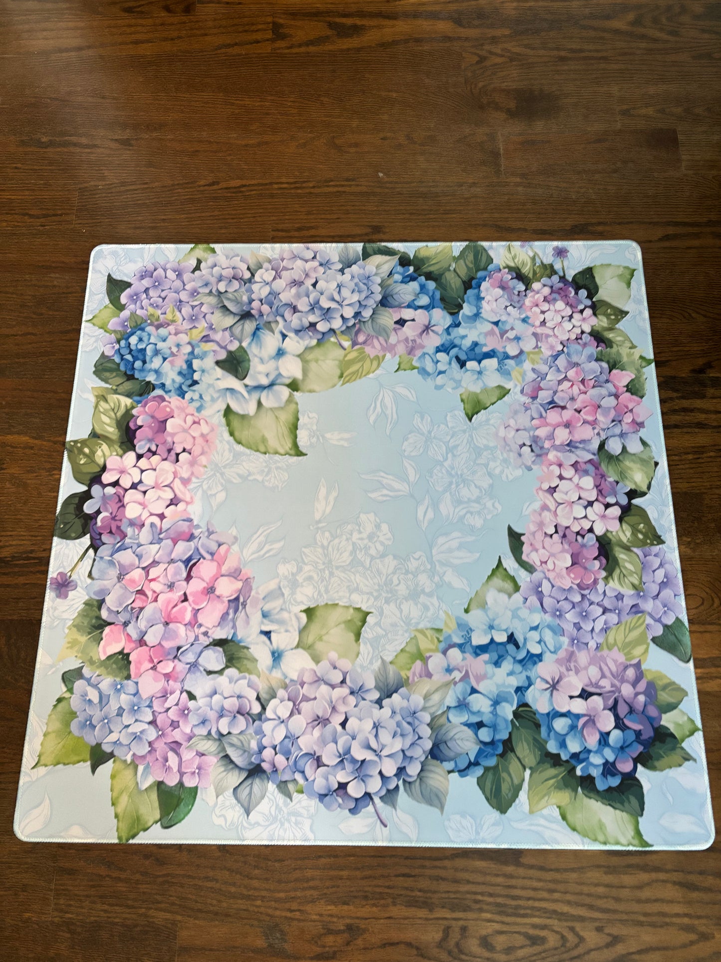 Hydrangea Haven Neoprene Mahjong Mat