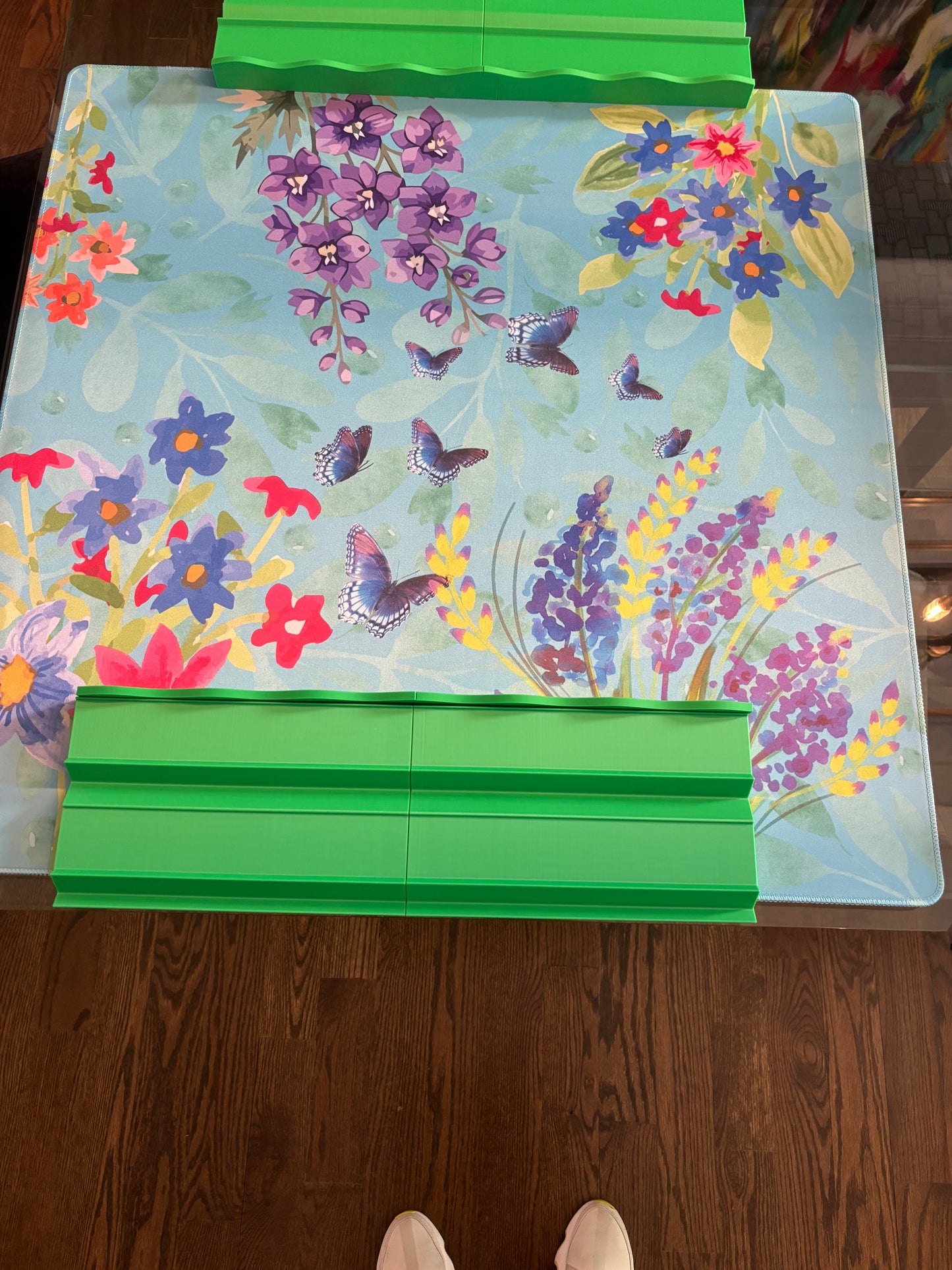 Wildflower Garden Neoprene Mahjong Mat
