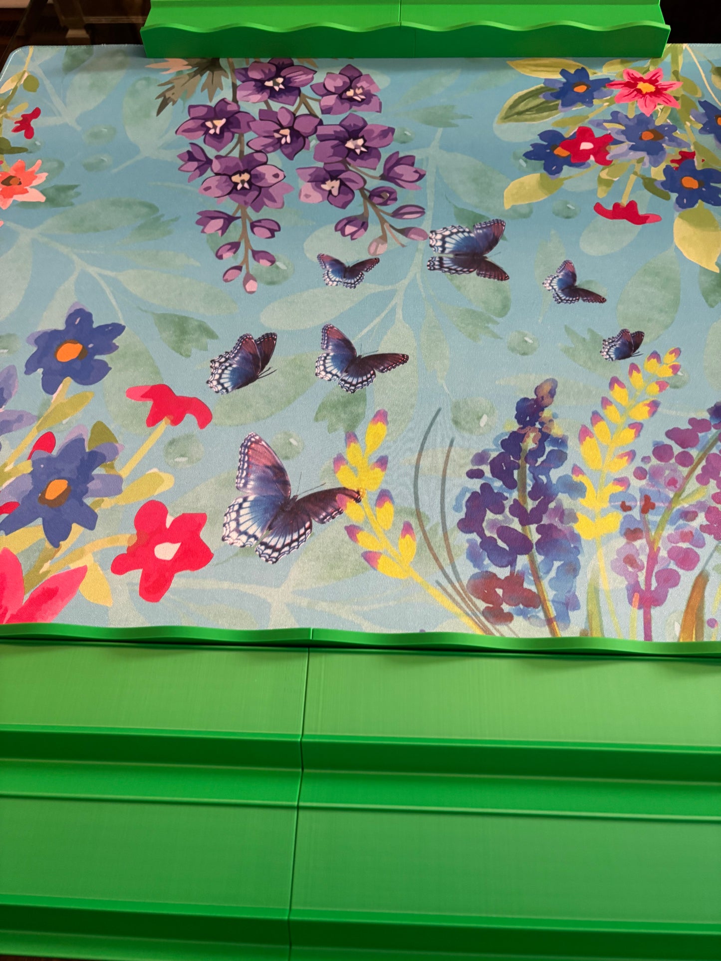Wildflower Garden Neoprene Mahjong Mat