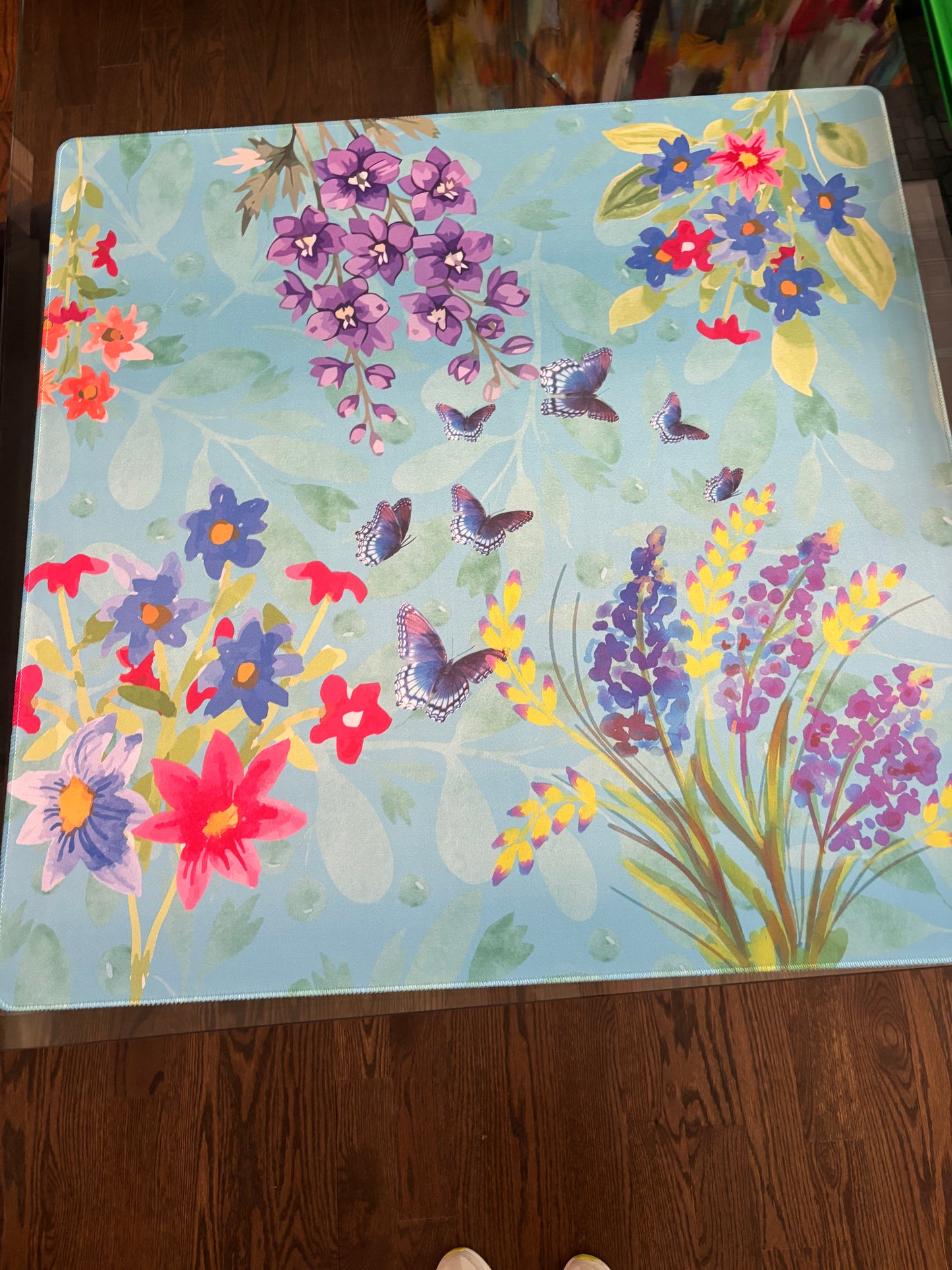 Wildflower Garden Neoprene Mahjong Mat