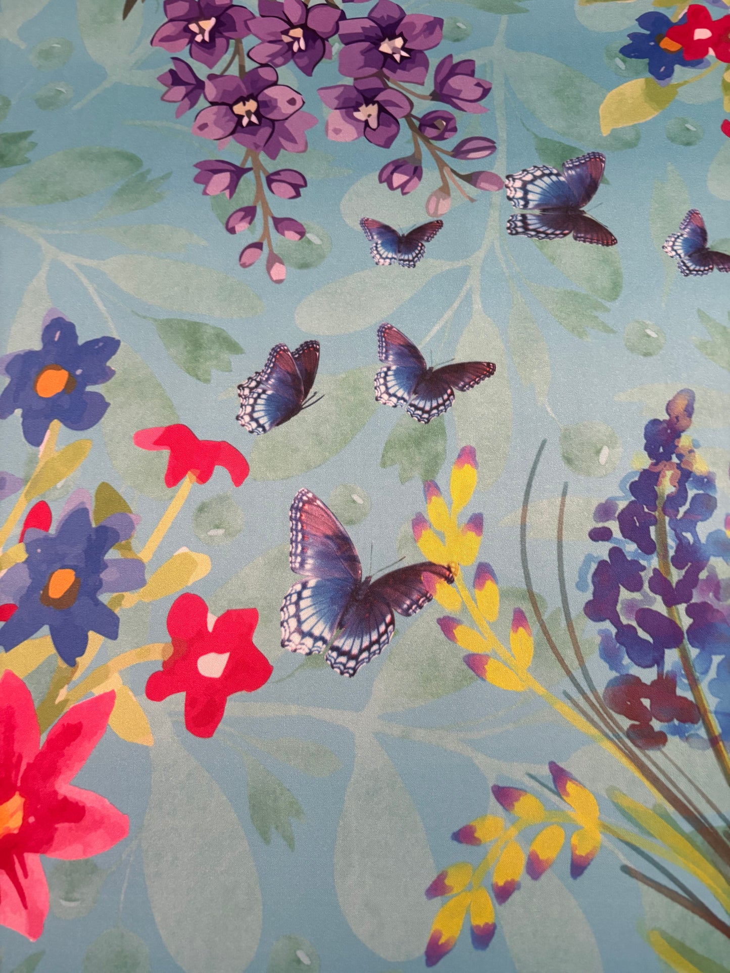 Wildflower Garden Neoprene Mahjong Mat