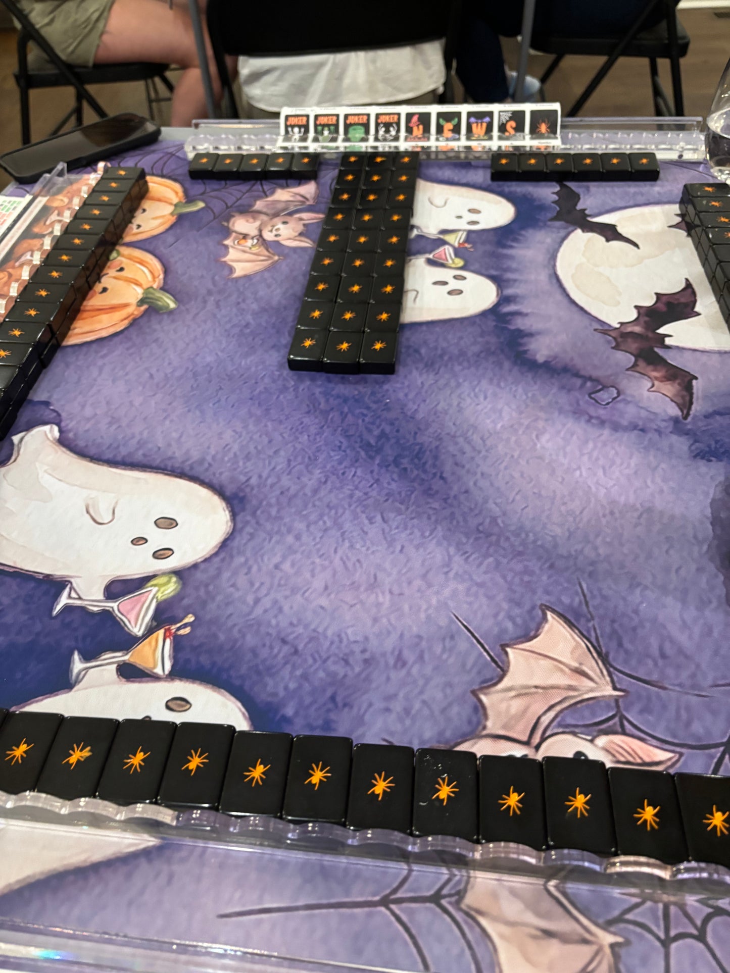Halloween Happy Hour Neoprene Mahjong Mat